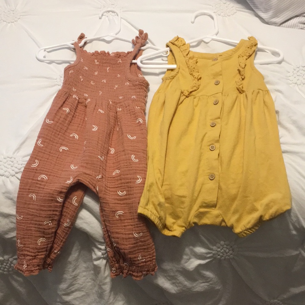 Grayson mini baby girls romper bundle